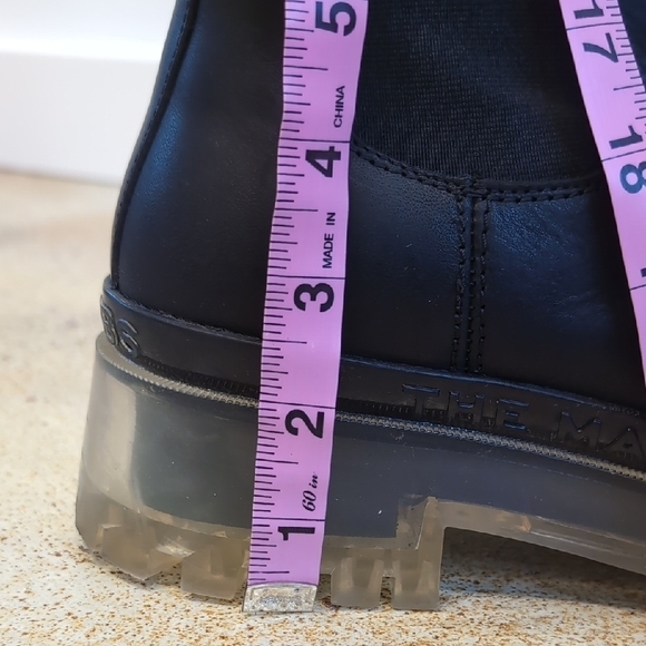 Marc Jacobs | The Stomper Black Ankle Platform Boots Chunky Clear Sole Size 9 - Picture 11 of 11